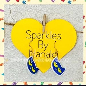 Handcrafted Pete the Cat Earrings